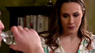 Stepmommy வியப்பாகவும் அவரது epson தான் தசைகள்